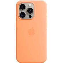 Чехол Apple MagSafe Silicone Case для Apple iPhone 15 Pro Orange Sorbet (MT1H3ZM/A)