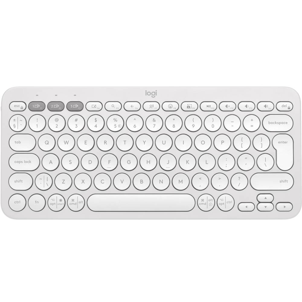 Клавіатура LOGITECH Pebble Keys 2 K380s White (L920-011852)