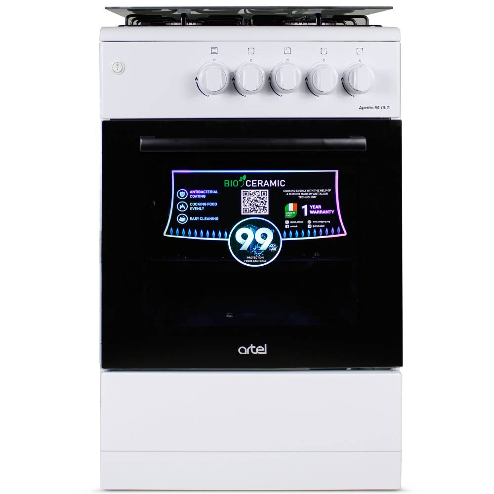 Плита газова ARTEL APETITO 50 10-G White Плита газова ARTEL APETITO 50 10-G White