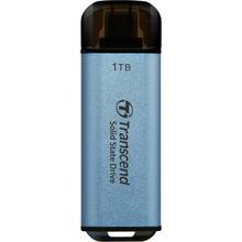 Зовнішній SSD накопичувач TRANSCEND 1TB USB 3.1 Gen 2 Type-C ESD300 Blue (TS1TESD300C)