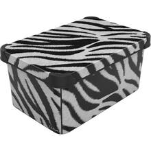 Контейнер Qutu STYLE BOX ZEBRA 10 л (STYLE BOX з/кр. ZEBRA 10л.)