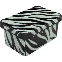 Контейнер Qutu STYLE BOX ZEBRA 5л (STYLE BOX з/кр. ZEBRA 5л.)