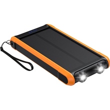 Powerbank POWERPLANT 10000 mAh Solar Panel Black (PB930494)