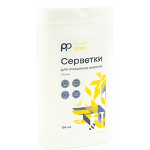 Салфетки POWERPLANT для экранов 100 шт (FL940653)