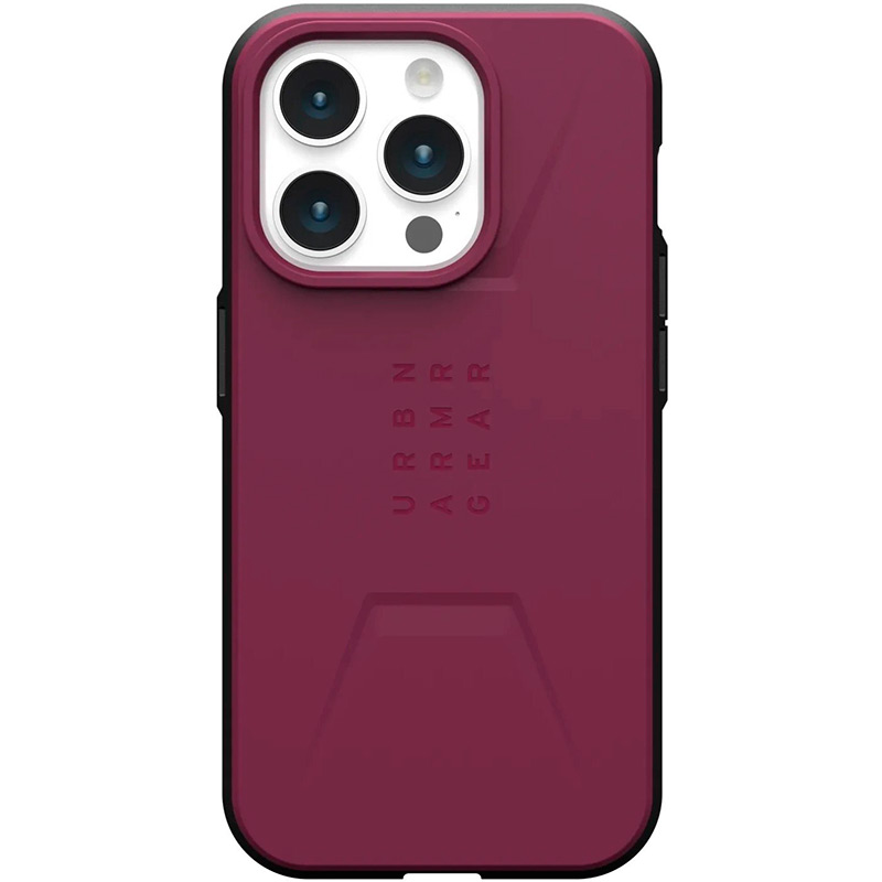 Чехол UAG Civilian Magsafe для Apple iPhone 15 Pro Bordeaux (114275119049)