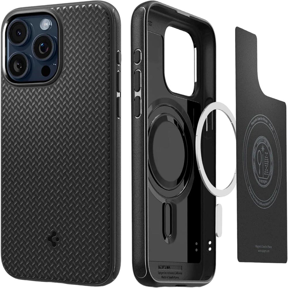 Чехол SPIGEN для Apple iPhone 15 Pro Mag Armor MagFit Matte Black (ACS06736) Совместимость по модели Apple iPhone 15 Pro