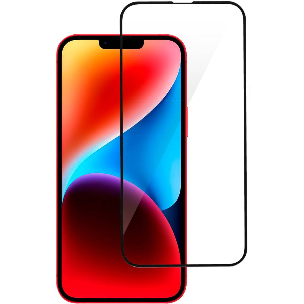 Защитное стекло 2E 2.5D FCFG для Apple iPhone 14 Plus 6.7 Вlack border (2E-IP-14PL-6.7-SMFCFG-BB)