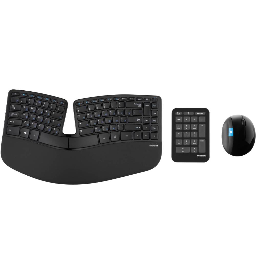 Комплект MICROSOFT Sculpt Ergonomic Desktop USB black (L5V-00017)