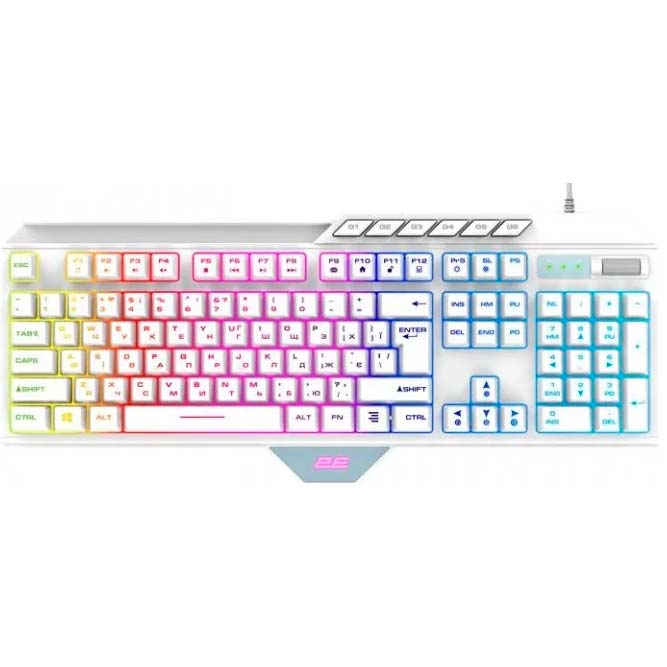 Клавіатура 2E Gaming KG315 RGB USB White Ukr (2E-KG315UWT)