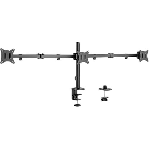Кронштейн HiSmart для трьох моніторів 17-27" Black (HS082420)