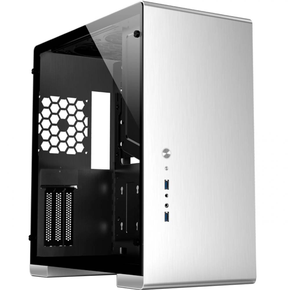 Корпус QUBE GRIFFIN Aluminum Silver Vertical GPU (QBU5S_WSNU3)