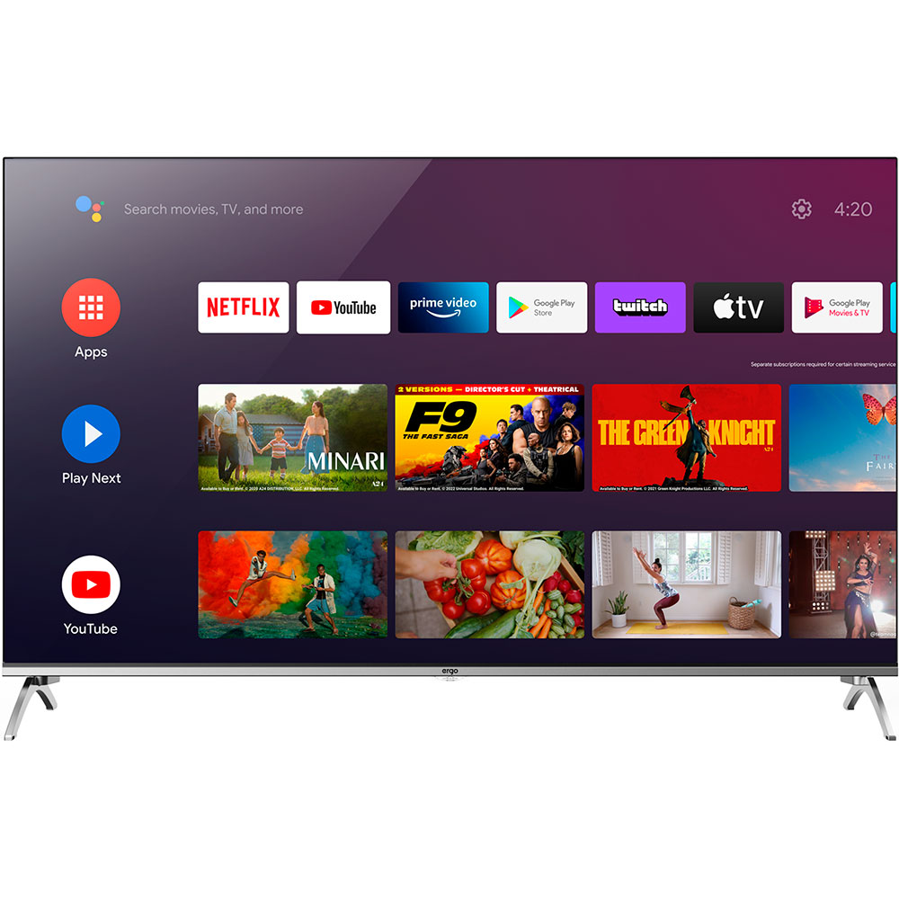 Телевизор ERGO 55GUS8555 Smart TV со Smart TV