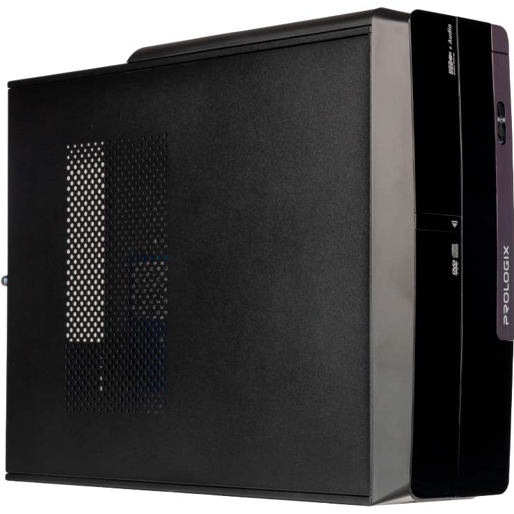 Корпус Prologix E106 Slim Black Door 400W (E106 Slim 400W)