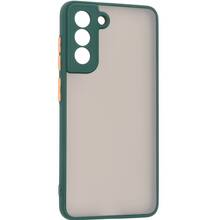 Чохол ARMORSTANDART Frosted Matte для Samsung S21 FE Dark Green (ARM70487)