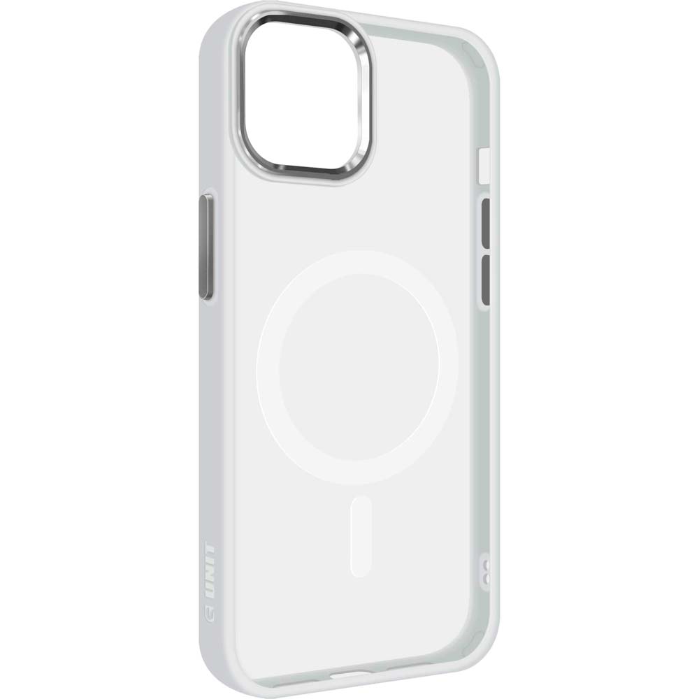Чехол ARMORSTANDART Unit MagSafe для Apple iPhone 15 Plus Matte Clear Silver (ARM69351)