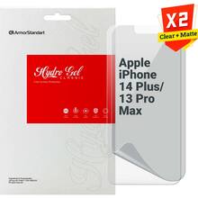 Набір гідрогелевих плівок ArmorStandart Clear + Matte для Apple iPhone 14 Plus/13 Pro Max 2 шт (ARM66848)