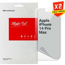 Набір гідрогелевих плівок ArmorStandart Clear + Matte для Apple iPhone 14 Pro Max 2 шт (ARM66849)