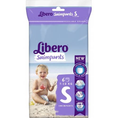 Подгузники-трусики LIBERO Swimpants Small 7-12 кг 6 шт (7322540375770)