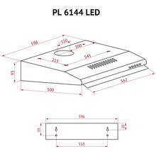 Вытяжка PERFELLI PL 6144 I LED