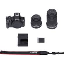 Фотоапарат CANON EOS R50 + RF-S 18-45 IS STM + RF-S 55-210 IS STM Black (5811C034)