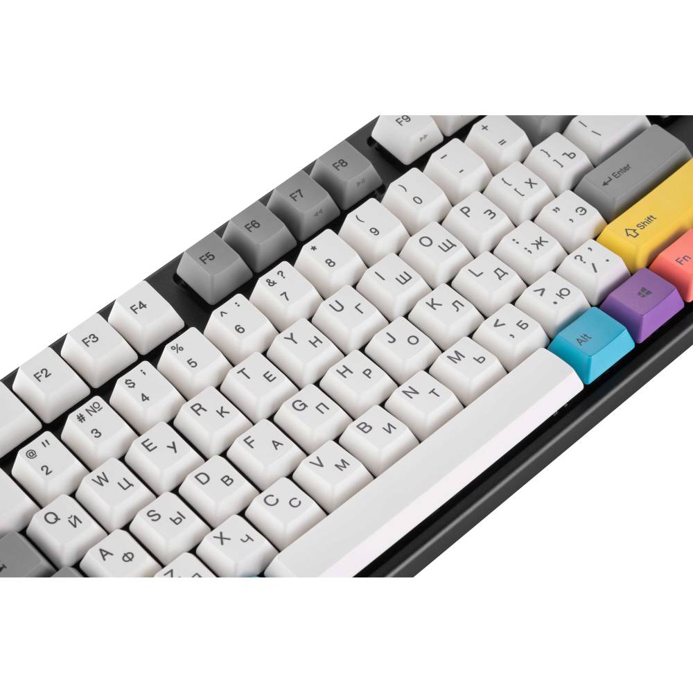 Клавіатура VARMILO VEM87 CMYK EC V2 Rose Black (A33A024B0A3A17A007) Конструкція механічна