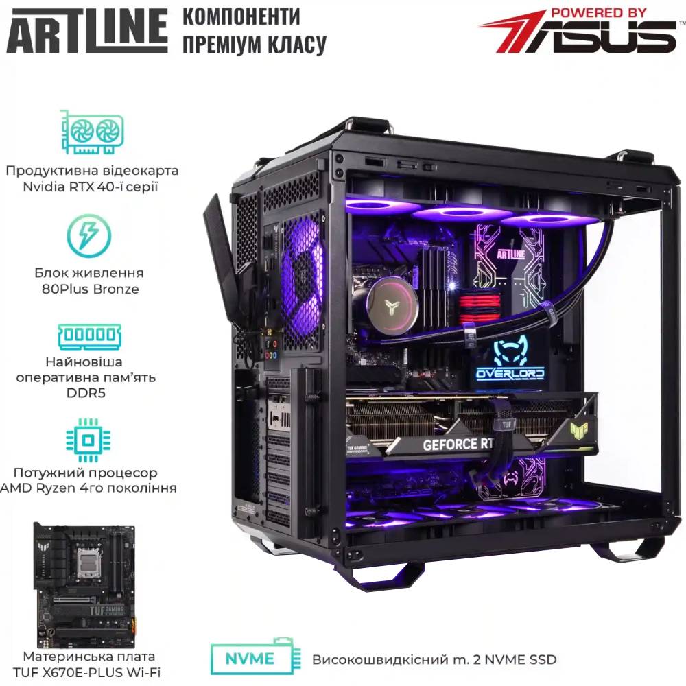 Зовнішній вигляд Комп'ютер ARTLINE Overlord GT502v09