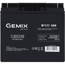 Аккумулятор GEMIX AGM 12V 18 Ah Black (GB1218)