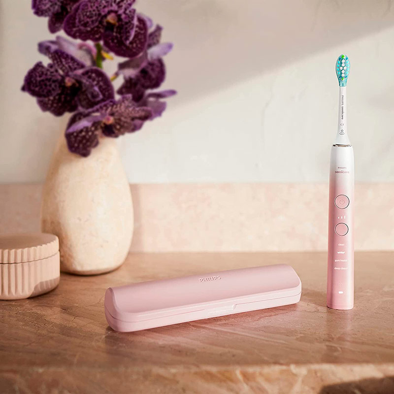 Фото 22 Зубная щетка PHILIPS Sonicare DiamondClean Gradient Pink White (HX9911/84)