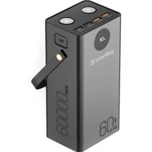 Харьков купить Powerbank COLORWAY 60000 mAh Black (CW-PB600LPA5BK-PDD)