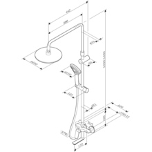 Душевая система AM.PM Sunny (F0785C900)