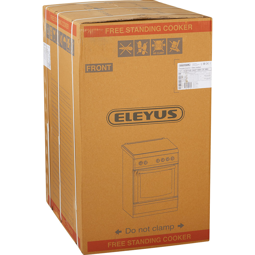 Фото 23 Плита газова ELEYUS CAST 5001 CF WH