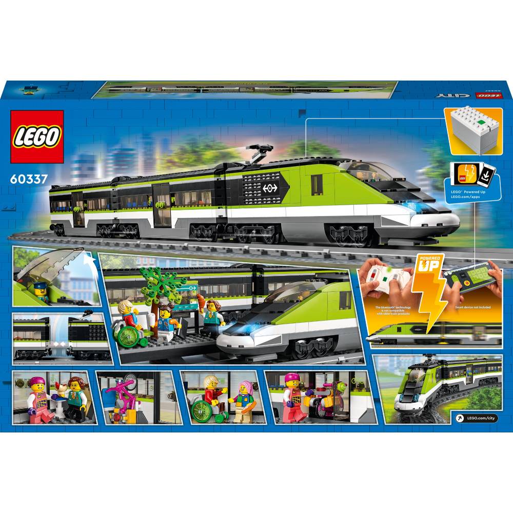 Конструктор LEGO City Trains Пасажирський поїзд-експрес (60337)