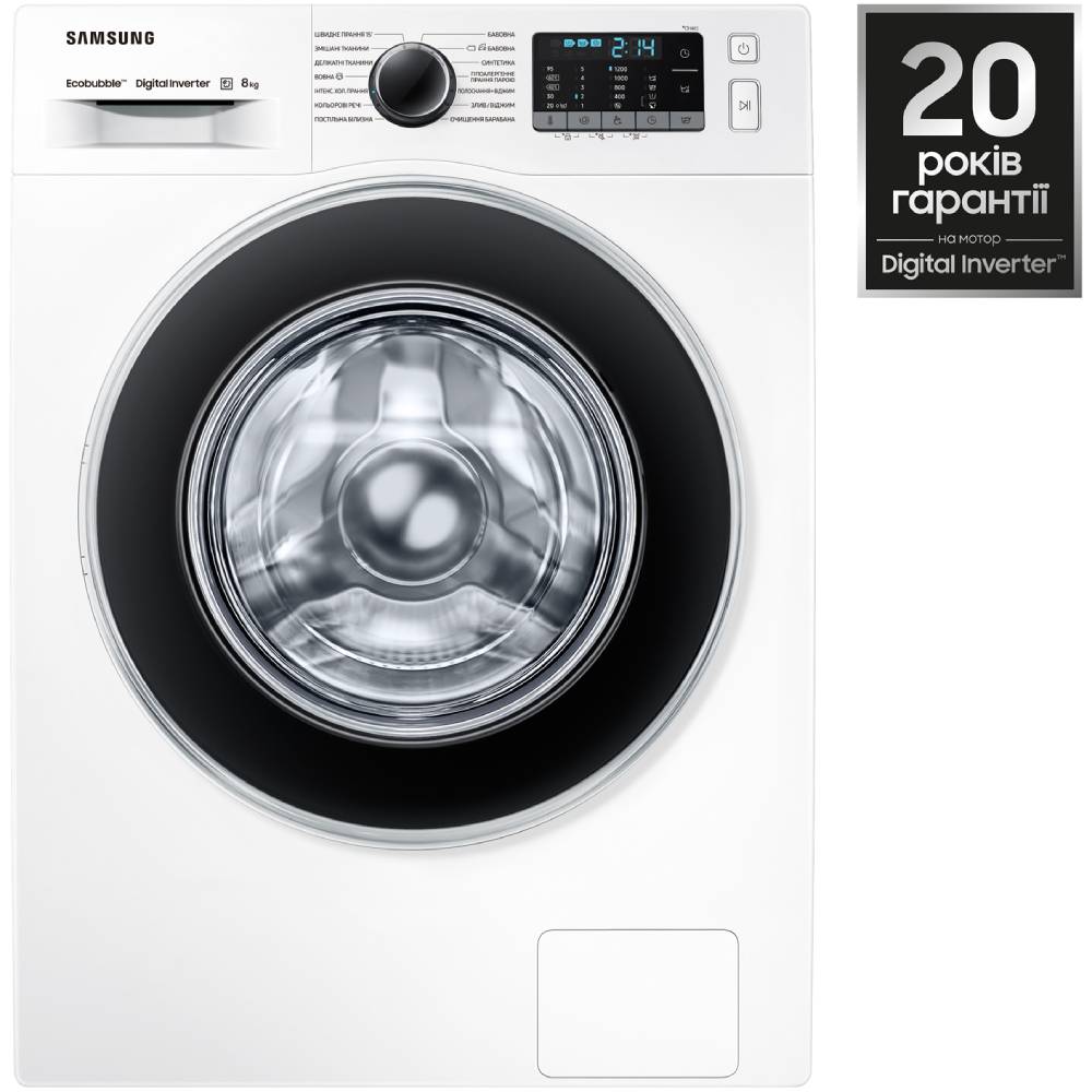 Пральна машина SAMSUNG WW80J52K0HW/UA Тип машини пральна машина