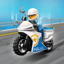 Конструктор LEGO City Переслідування автомобіля на поліцейському мотоциклі (60392)