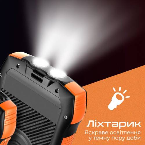 Powerbank PROMATE SolarTank-20PDQi 20000 mAh із сонячною панеллю (solartank-20pdqi.black) Тип акумулятора Li-Pol