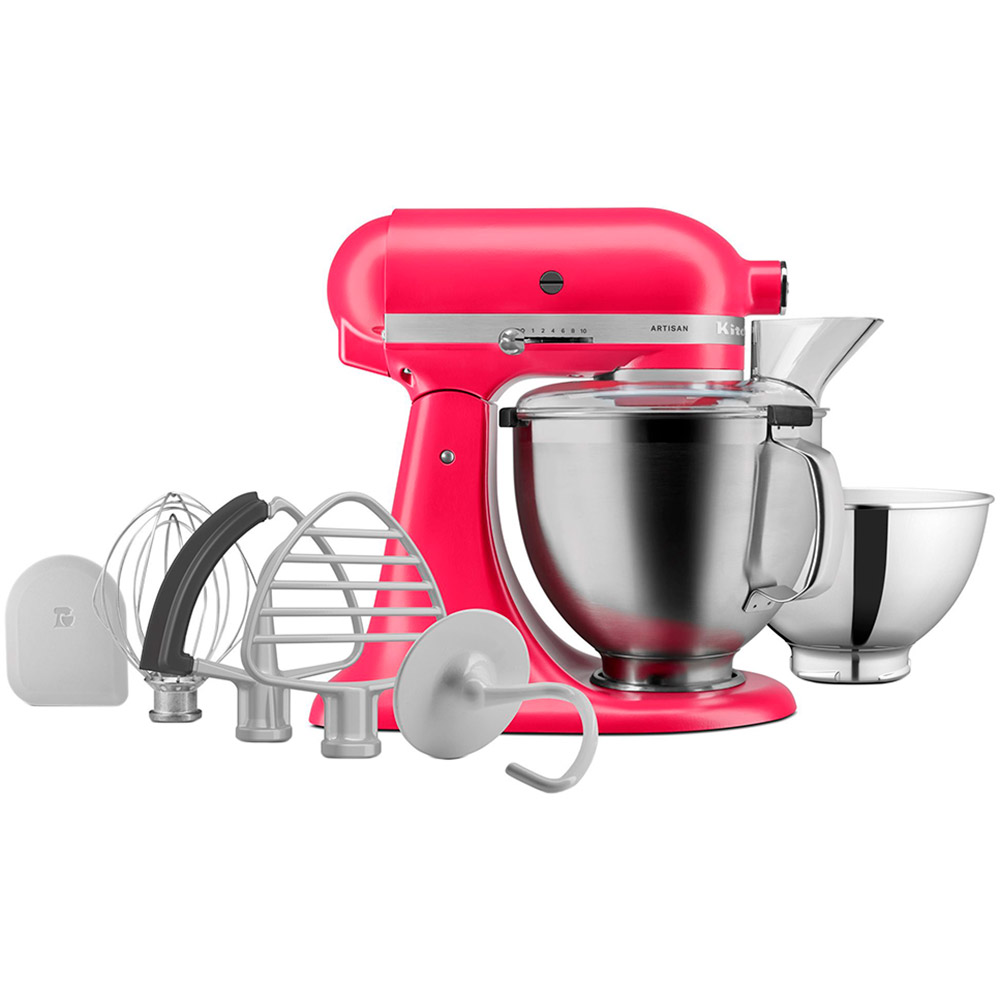 Кухонная машина KITCHENAID Artisan 4.8 л 5KSM195PSEHI Дополнительные аксессуары в комплекте крышка от разбрызгивания