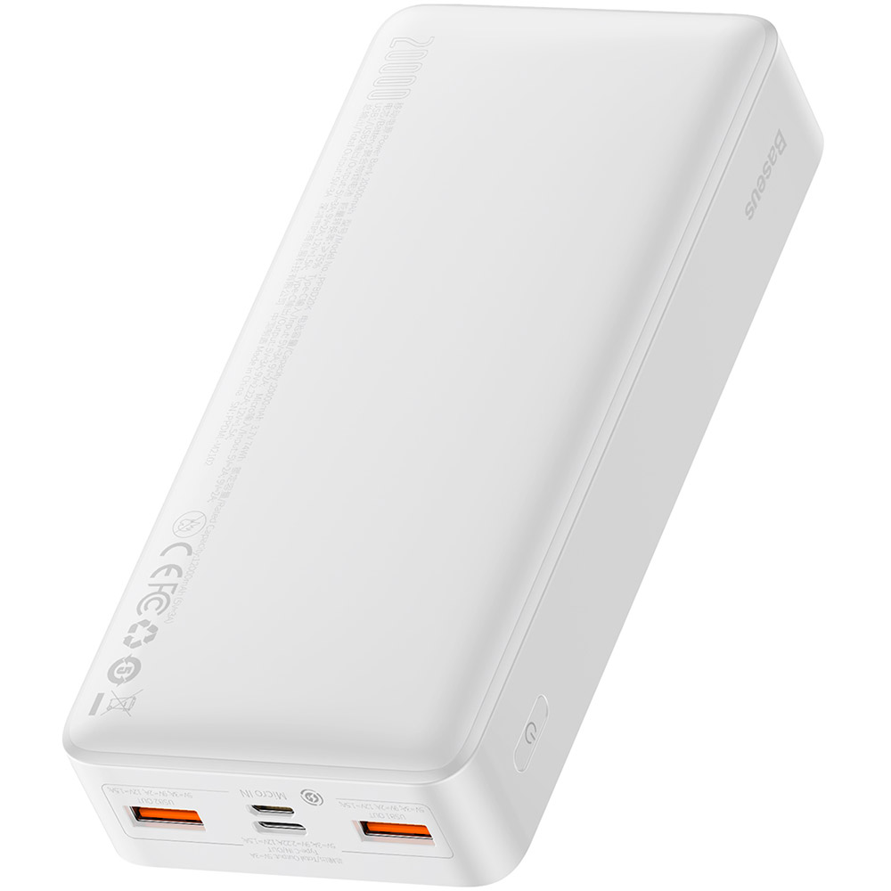 Powerbank BASEUS Bipow Overseas 20W 20000mAh White (39020white) Торговая марка BASEUS