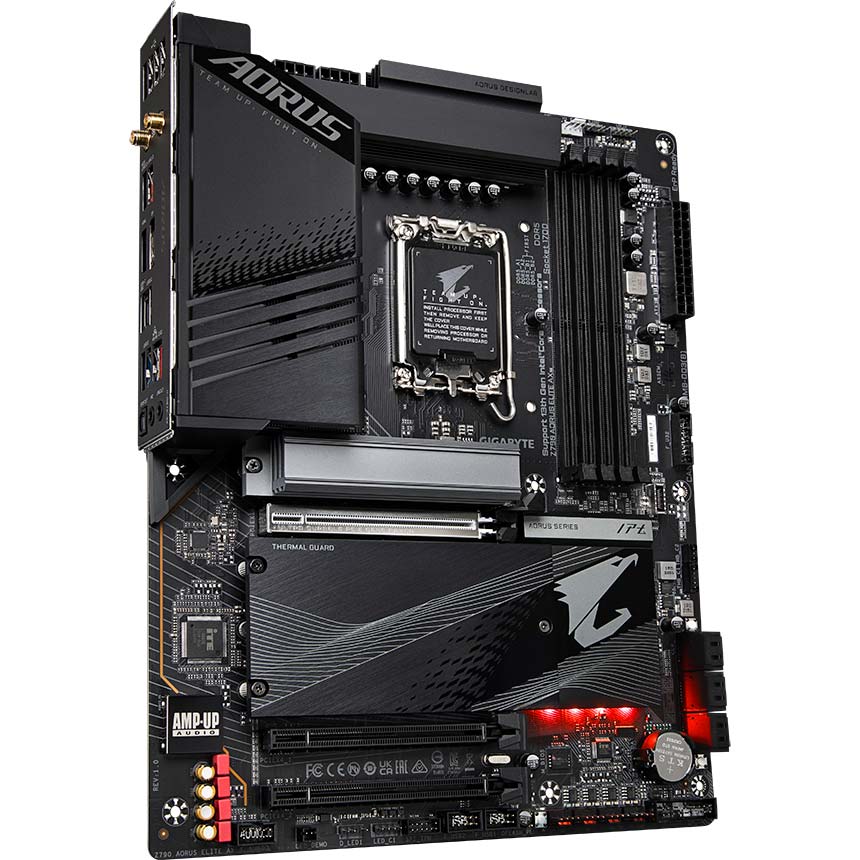 Материнська плата GIGABYTE Z790 AORUS ELITE AX Частота роботи пам'яті 7600 (O.C.) / 7400 (O.C.) / 7200 (O.C.) / 7000 (O.C.) / 6800 (O.C.) / 6600 (O.C.) / 6400 (O.C.) / 6200 (O.C.) /6. 5600 (O.C.) / 5400 (O.C.) / 5200 (O.C.) / 4800 / 4000 МГц)