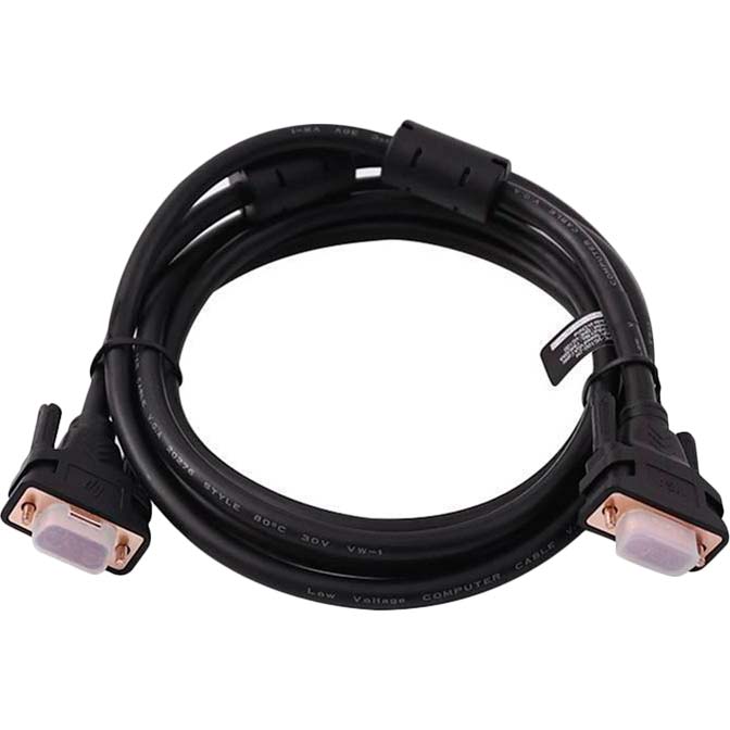 Кабель HP VGA 15M-15M 2 м Black (DHC-VG100-2M) Тип разъема VGA - VGA