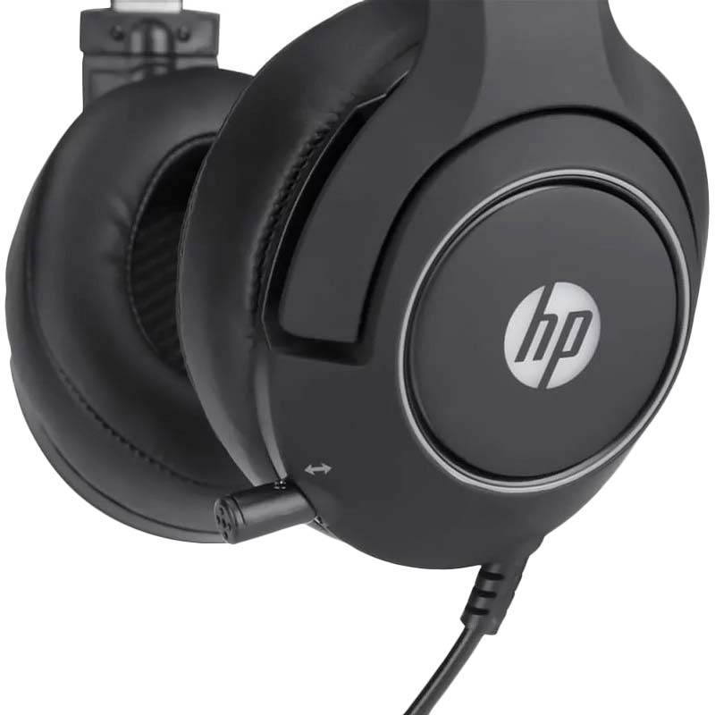 Гарнітура HP DHE-8003 Gaming 7.1 RGB USB Black Конструкція повнорозмірні (повний обхват вуха)