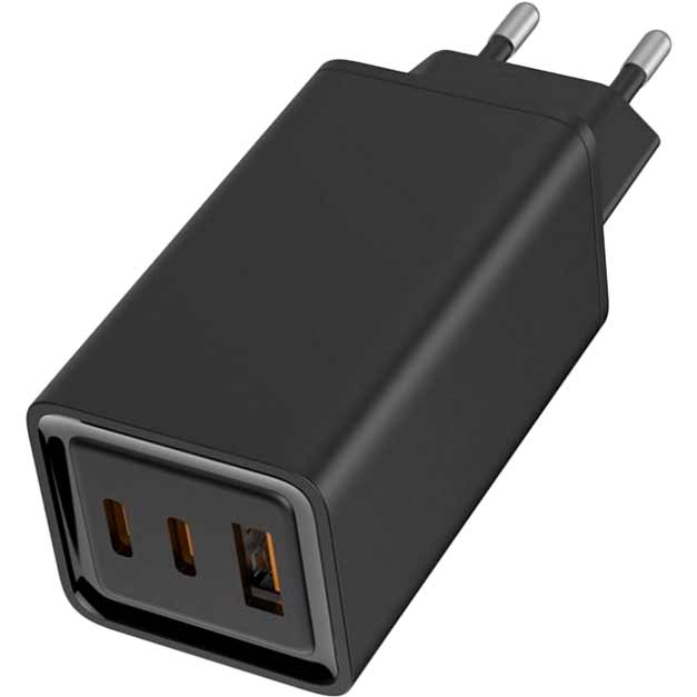 Зарядний пристрій ColorWay GaN3 Pro Power Delivery 65W Black (CW-CHS039PD-BK) Тип мережевий зарядний пристрій