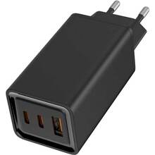 Зарядний пристрій ColorWay GaN3 Pro Power Delivery 65W Black (CW-CHS039PD-BK)