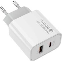 Сетевое зарядное устройство ColorWay Power Delivery Port PPS USB 30W White (CW-CHS037PD-WT)