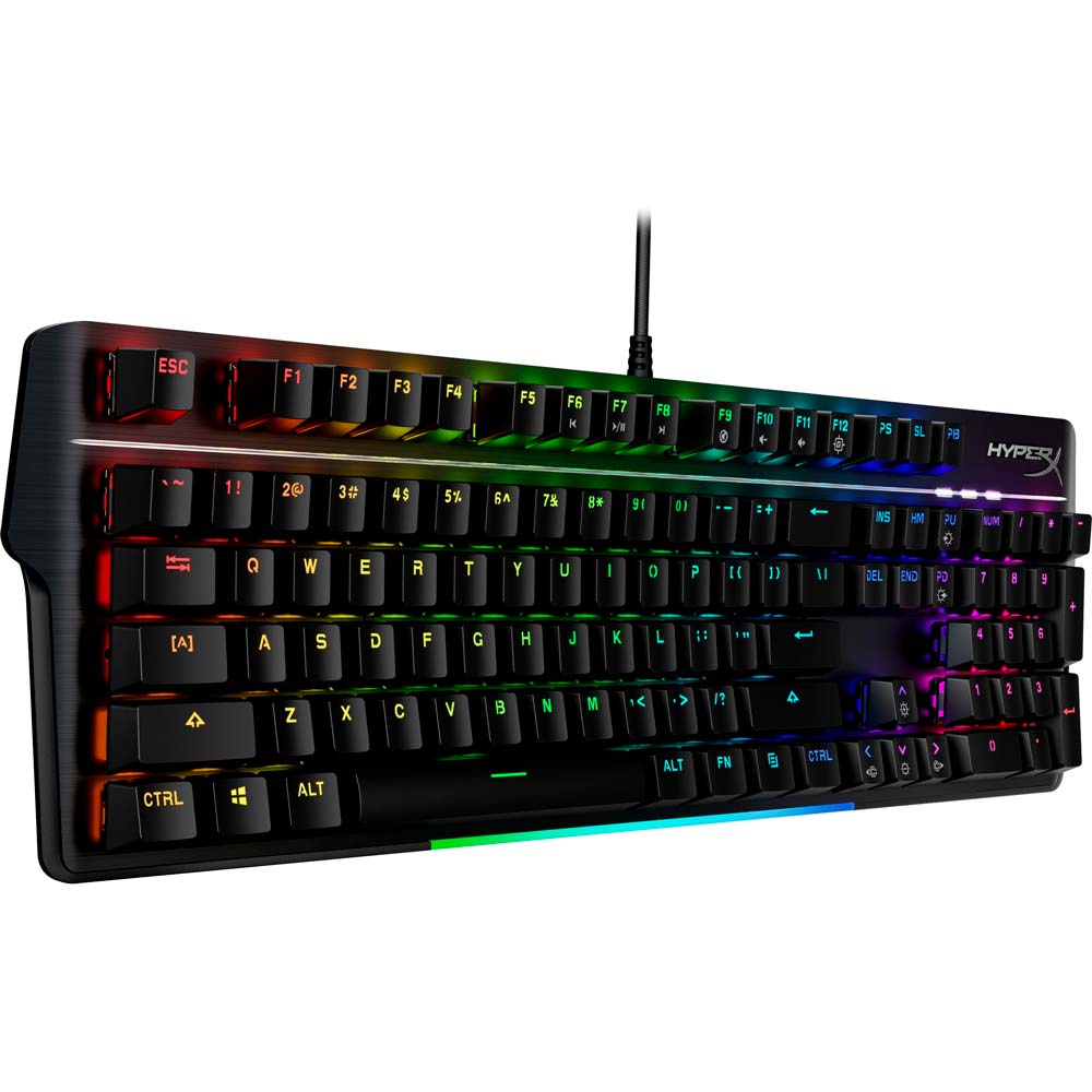 Клавиатура HyperX Alloy MKW100 TTC Red USB RGB ENG/RU Black (4P5E1AX) Класс игровая