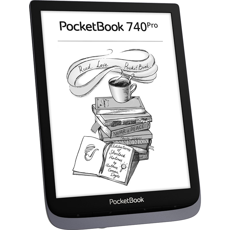 Электронная книга POCKETBOOK 740 Pro InkPad 3 Pro Metallic Grey (PB740-2-J-WW) Сенсорный экран True