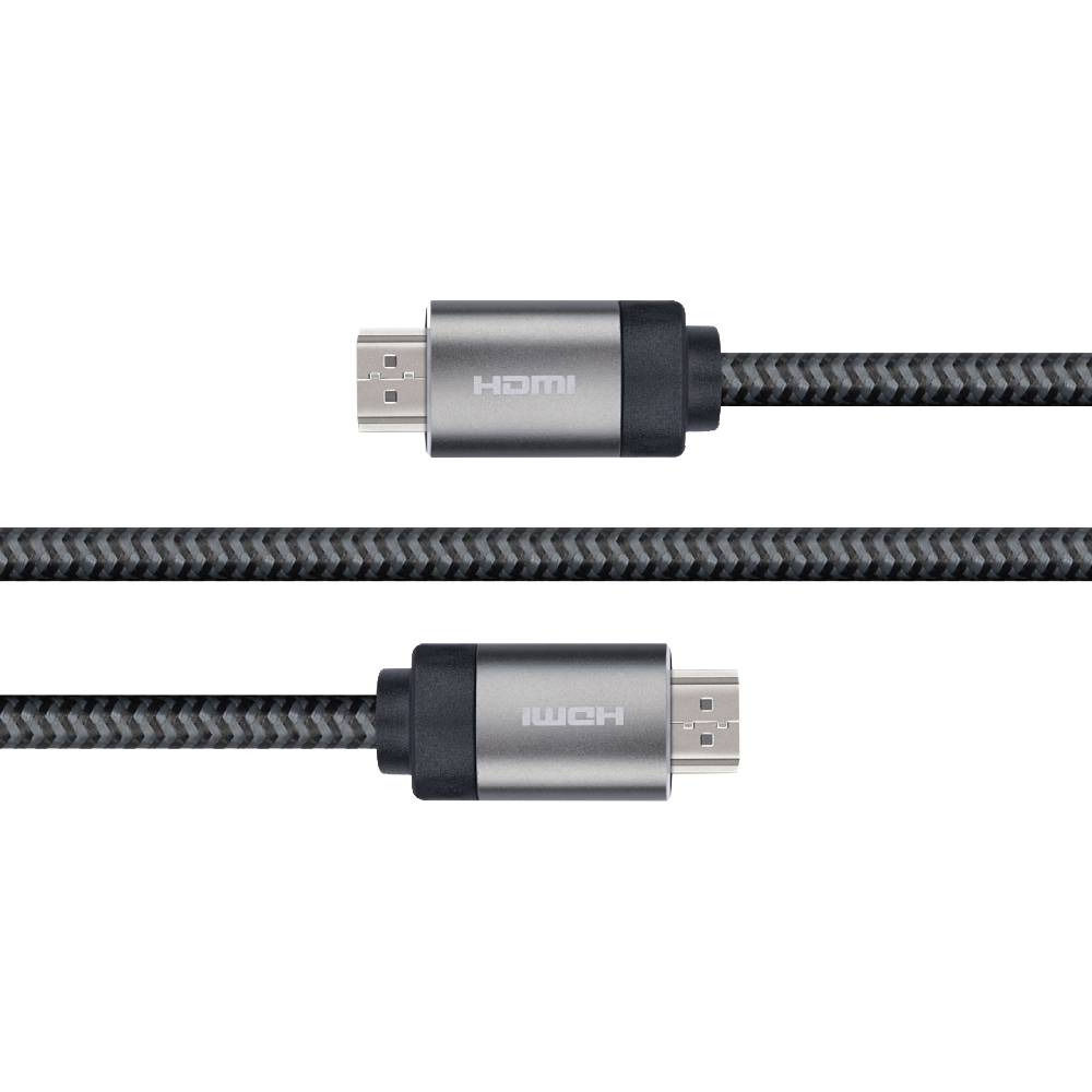 Кабель REAL EL HDMI 2.0 Premium M-M 1 м Grey (EL123500045) Коннекторы мама-мама