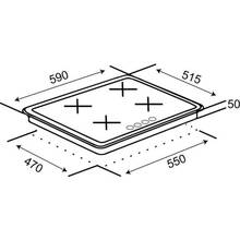 Варочная поверхность VENTOLUX HG640-MA3 S (BK)