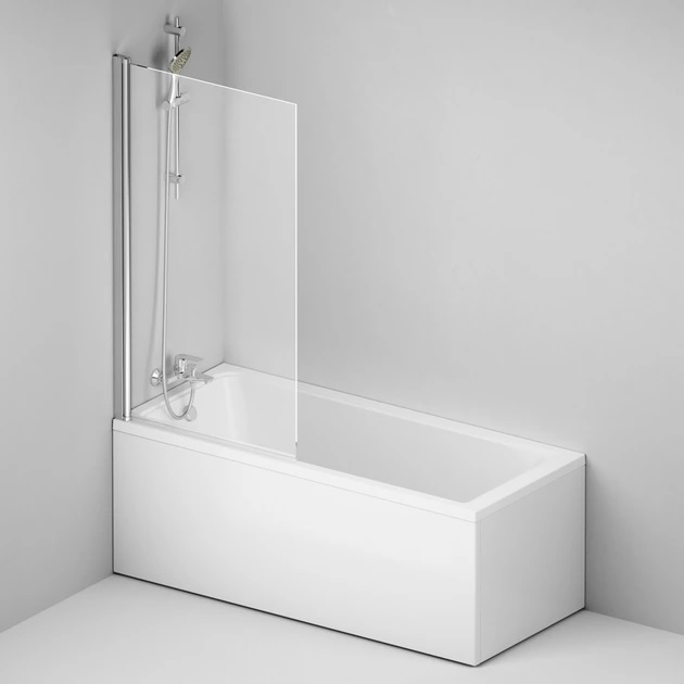 Шторка для душу AM.PM 80 х 140 см (WU90BS-D080-140CT) Розміри 80 х 140