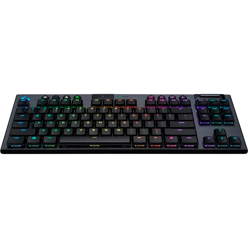 Зображення Клавіатура LOGITECH G915 TKL Tenkeyless LIGHTSPEED Wireless RGB Gaming Clicky US Carbon (920-009503)