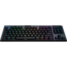 Клавіатура LOGITECH G915 TKL Tenkeyless LIGHTSPEED Wireless RGB Gaming Clicky US Carbon (920-009503)